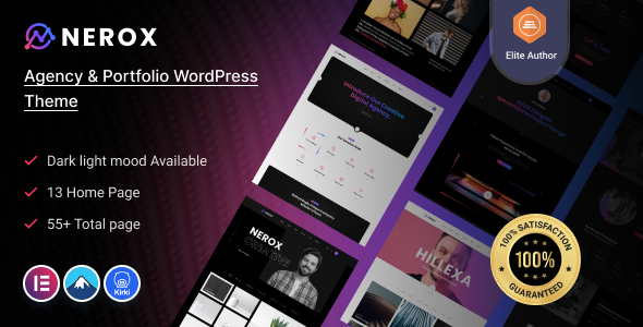 Nerox – 代理和投资组合WordPress主题