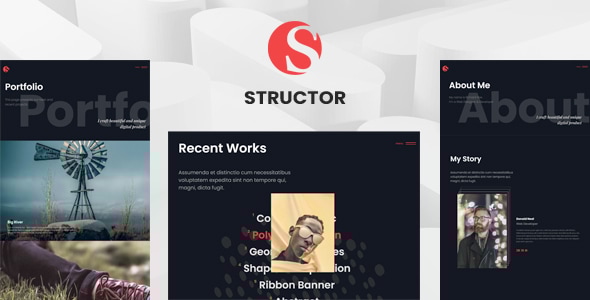 Structor – 创意组合 WordPress 主题
