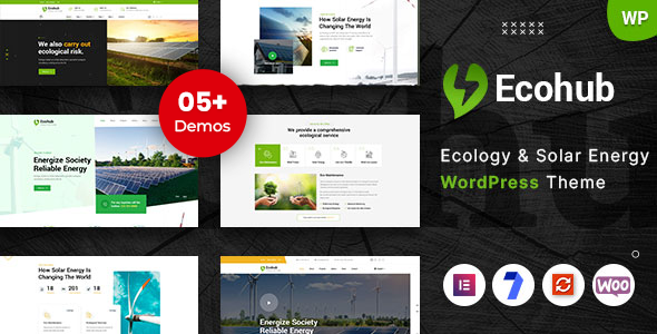 Ecohub – 生态太阳能 WordPress 主题