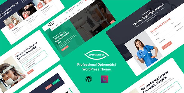 验光师 – 光学和护眼 WordPress 主题