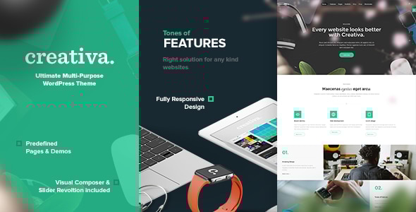Creativa – 多用途 WordPress 主题