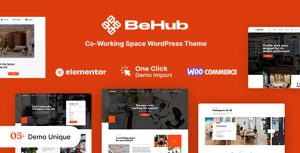 BeHub |共享办公空间 WordPress 主题