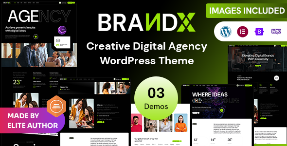 Brandx – 创意数字代理 WordPress 主题