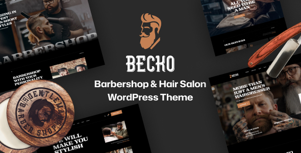 Becko – 理发店和美发沙龙WordPress主题