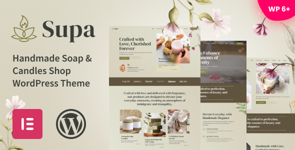 Supa – 手工肥皂和蜡烛店WordPress主题