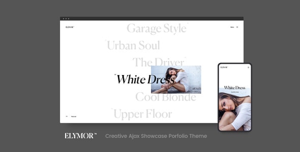 Elymor – 个人作品集 WordPress 主题