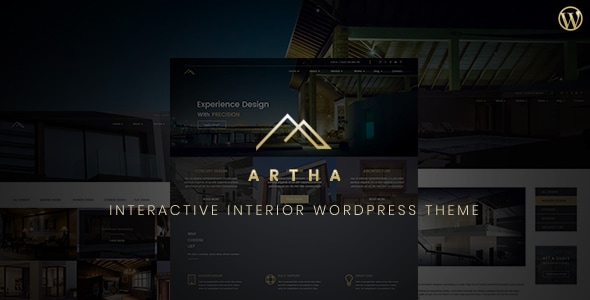 Artha Interactive Interior WordPress 主题