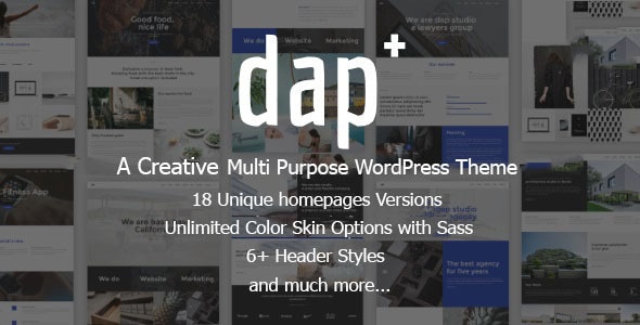 Dap – 创意多用途 WordPress 主题