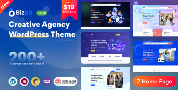 Bizpa – 创意机构 WordPress 主题