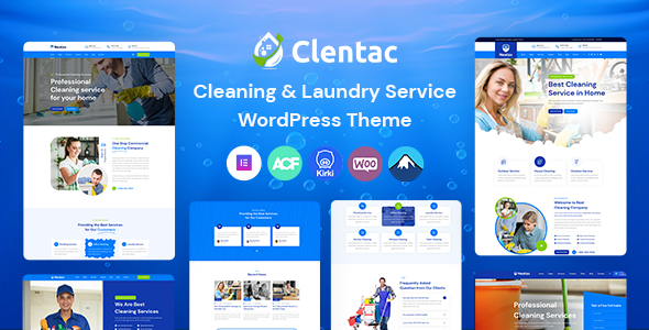 Clentac – 清洁服务 WordPress 主题