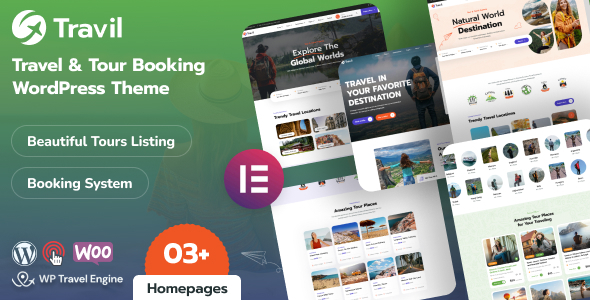 Travil – 旅行和旅游预订WordPress主题