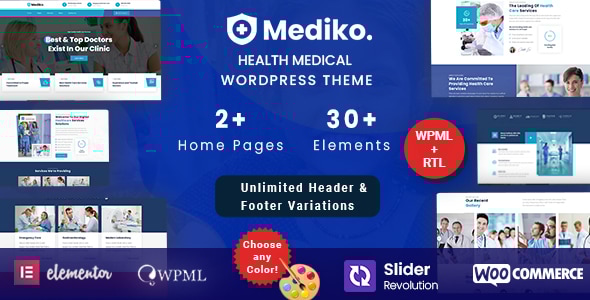 Mediko – 健康医疗 WordPress 主题