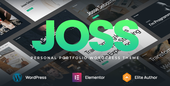 Joss – 个人作品集 WordPress 主题