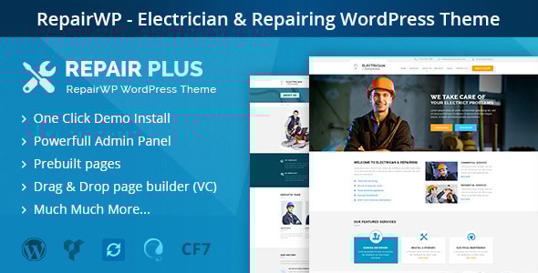 RepairWP – 电子、移动和计算机维修WordPress主题