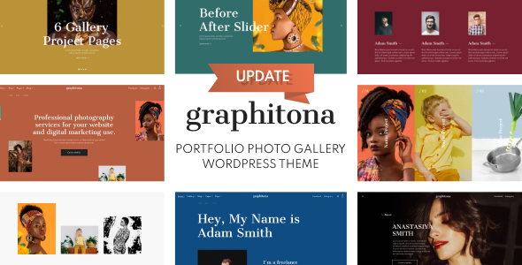 Graphitona – 投资组合照片库 WordPress 主题