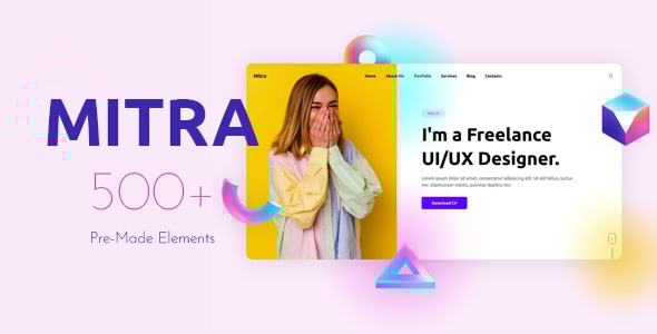 Mitra – 个人作品集 WordPress 主题