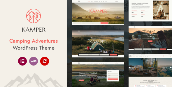 Kamper – 露营与冒险预订 WordPress 主题