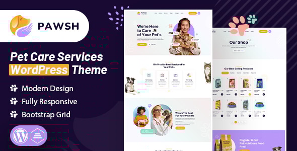 波什 |宠物护理服务 WordPress 主题