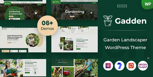 Gadden – 花园园艺师 WordPress 主题