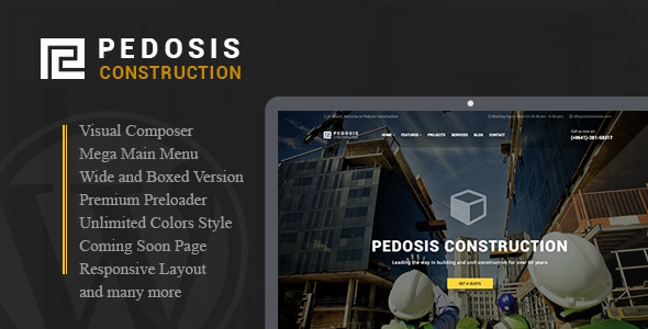 Pedosis – 建筑响应式 WordPress 主题