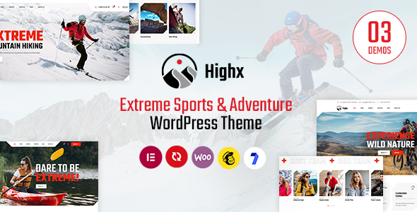 Highx – 极限运动和冒险 WordPress 主题