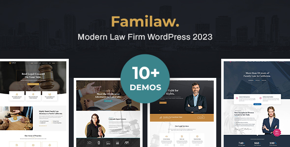 Familaw – 律师、律师和律师事务所 Elementor WordPress 主题