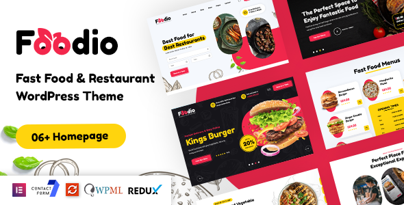 Foodio – 快餐店 WordPress 主题