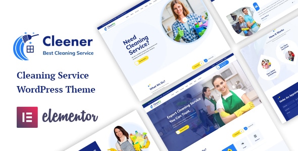 Cleener – 清洁服务 WordPress 主题