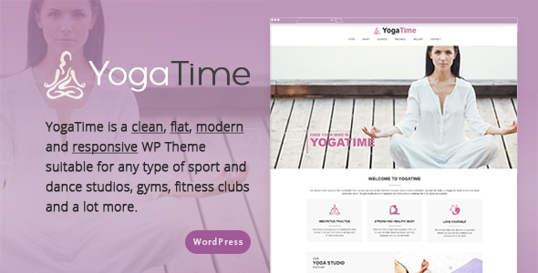 Yoga Time – 响应式 WordPress 主题
