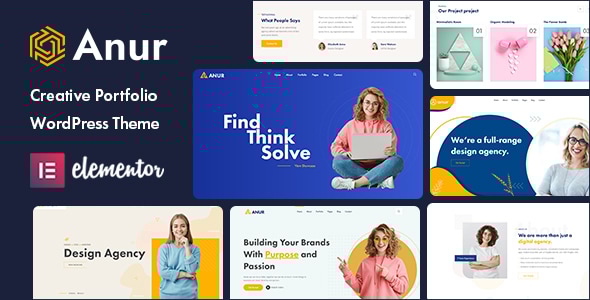 Anur – 投资组合 WordPress 主题