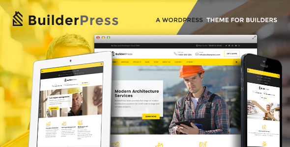 BuilderPress – 建筑和建筑 WordPress 主题