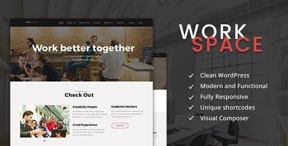 WorkSpace – 创意联合办公 WordPress 主题