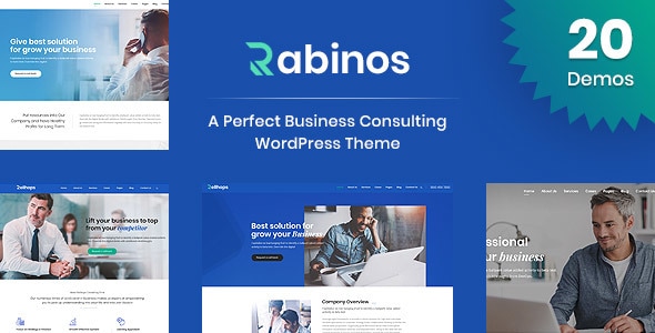 Rabinos – 商业咨询 WordPress 主题