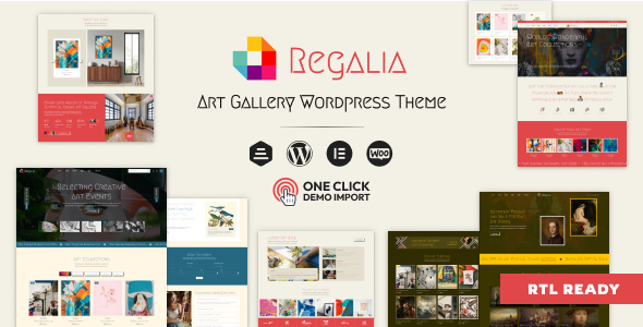 Regalia – 艺术家作品集、艺术画廊主题
