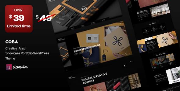 Coba – Ajax Portfolio WordPress 主题