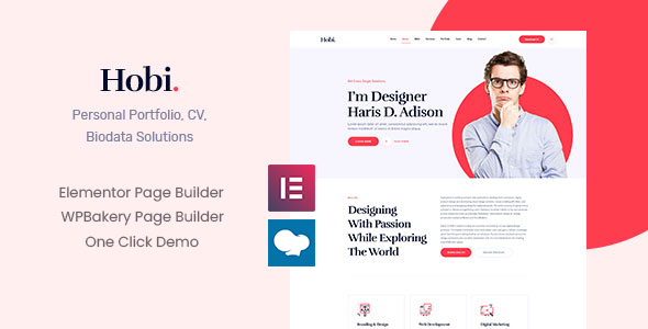 Hobi – 个人作品集 WordPress 主题