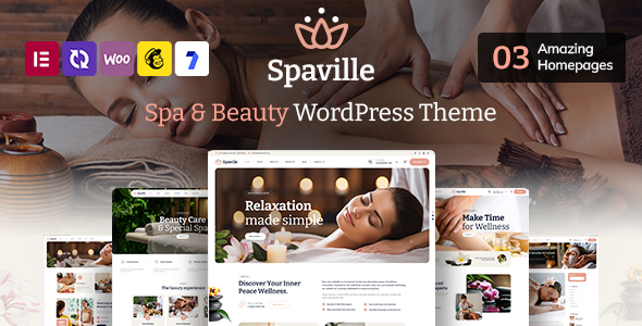 Spaville – 水疗和美容 WordPress 主题