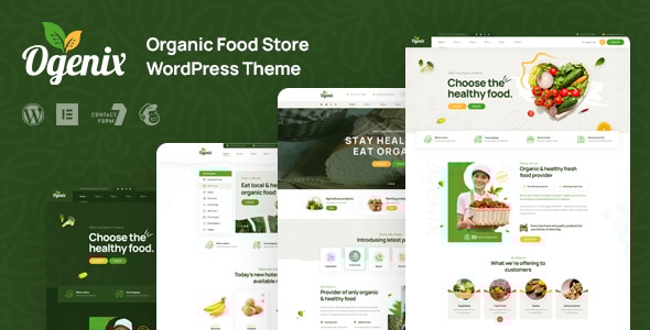 Ogenix – 有机食品店 WordPress 主题