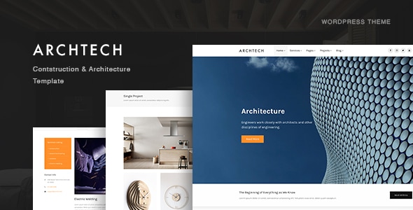 Archtech – 响应式建筑 WordPress 主题