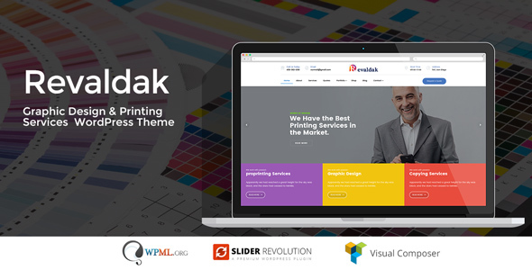 Revaldak – 打印服务 WordPress 主题