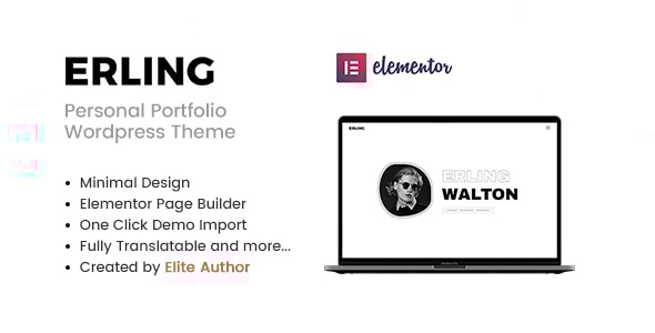 Erling – 个人作品集 WordPress 主题