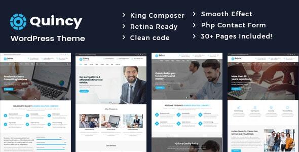 Quincy – 商业咨询 WordPress 主题