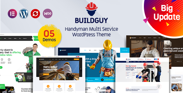 Buildguy – 杂工装修服务 WordPress 主题