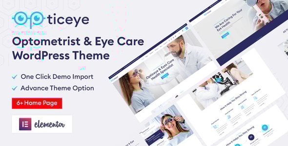 Opticeye – 验光师和眼部护理WordPress主题