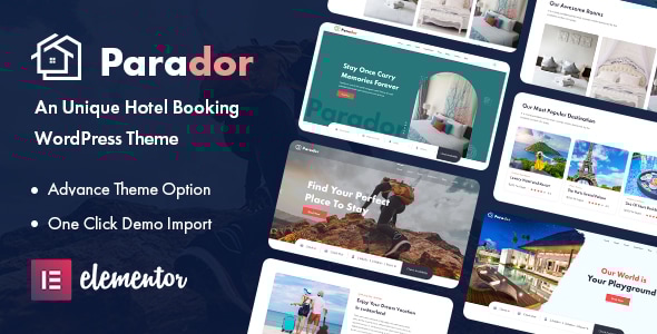 Parador – 酒店预订 WordPress 主题