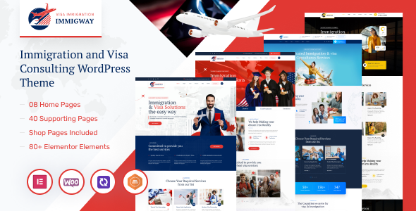 Immigway – 移民和签证咨询 WordPress 主题
