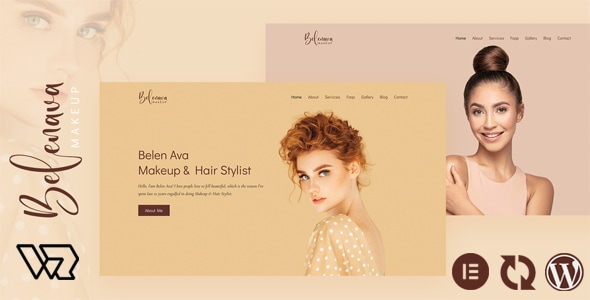 Belenava – 化妆师 WordPress 主题