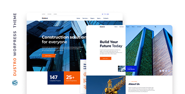 Dustro – 建筑公司 WordPress 主题