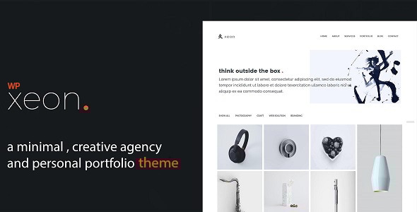 Xeon – Minimal Portfolio WordPress 主题