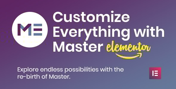 Master Creator – Minimal Elementor 主题